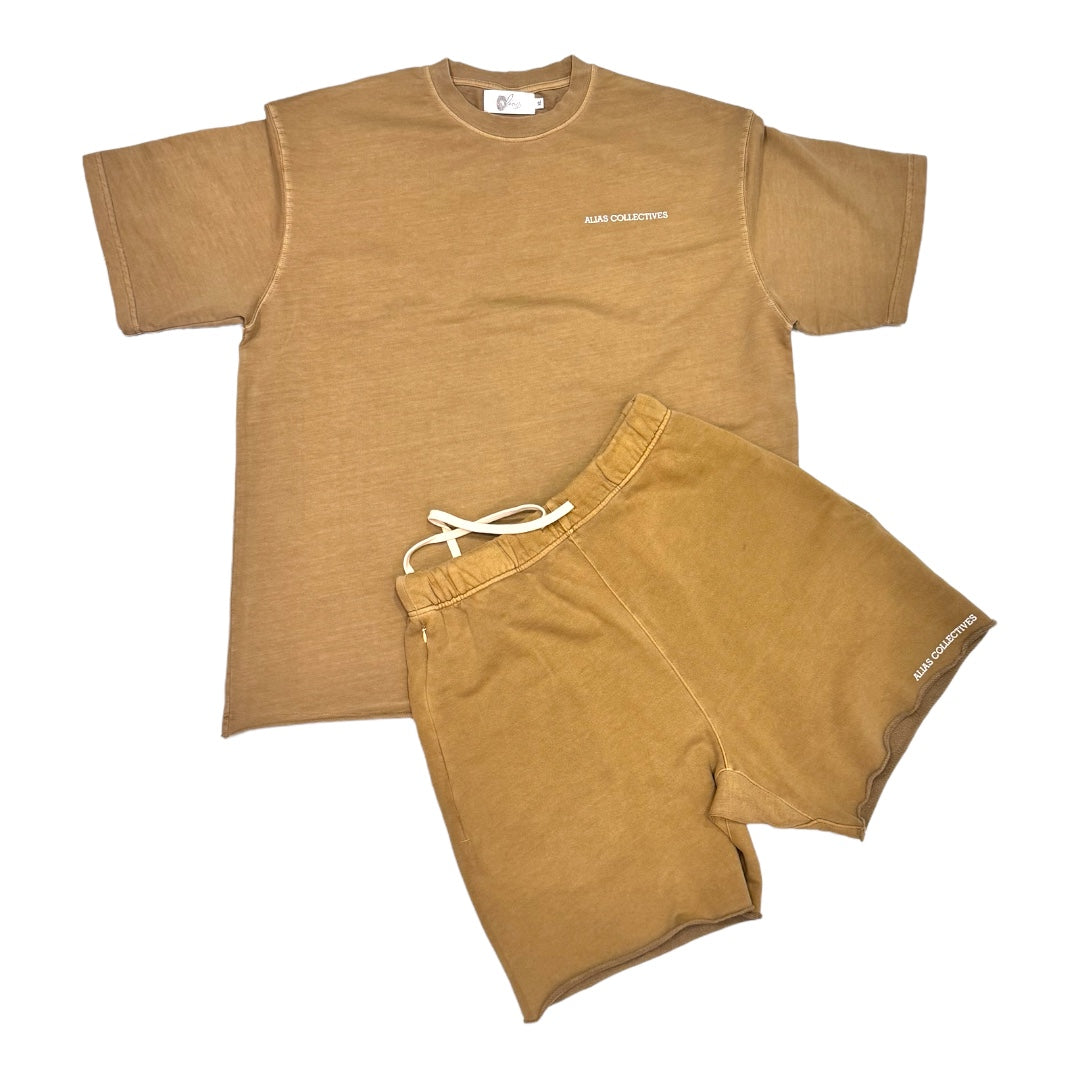 Coffee Brown short set